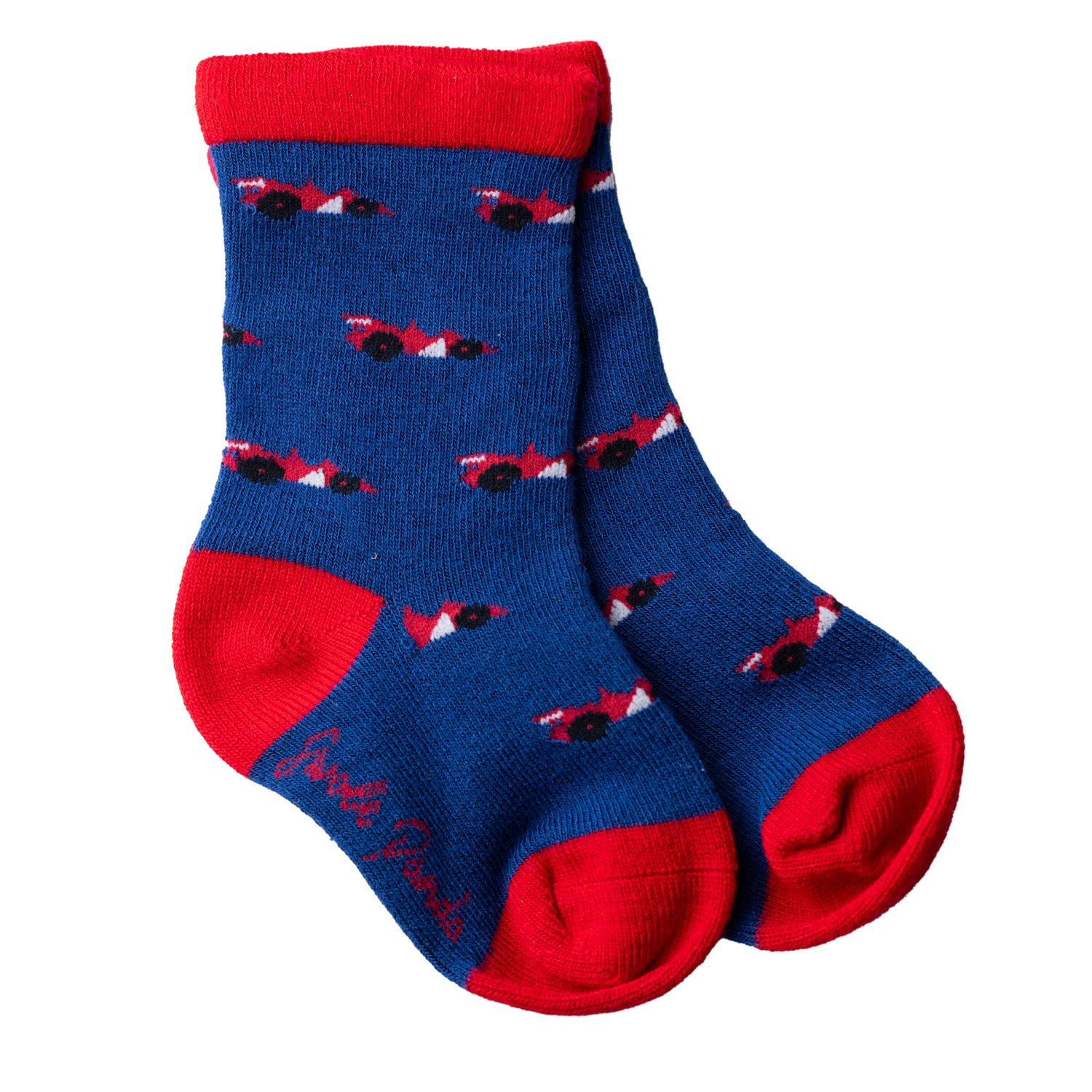 SWOLE PANDA SP371 7 9Y RACING CAR SOCKS KIDS