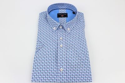 SWSS5366 HOUR SS SHIRT BLUE/SAGE