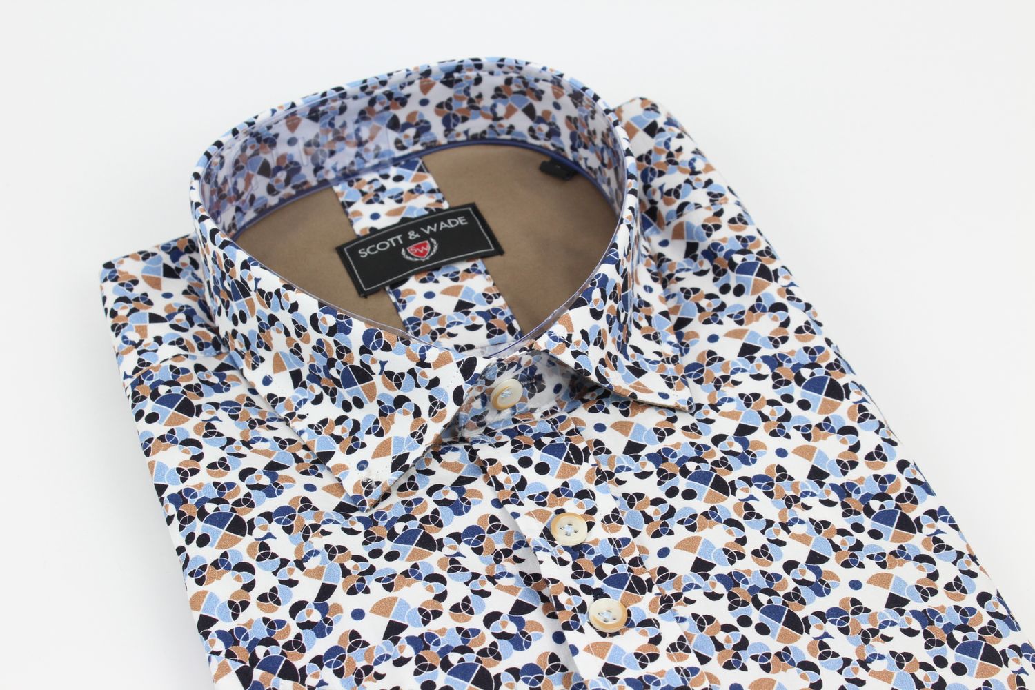 SWSS5355 FLIGHT SS SHIRT WHITE/TAN