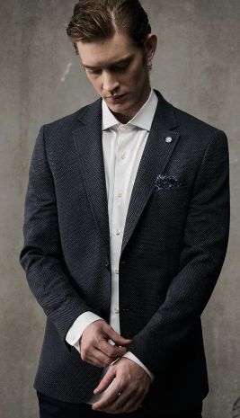 AM KNITTED MENS BLAZER DARIO BELTRAN  COL 180