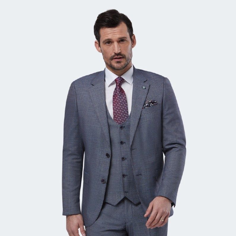 BORNEO SUIT 3 PC GREY