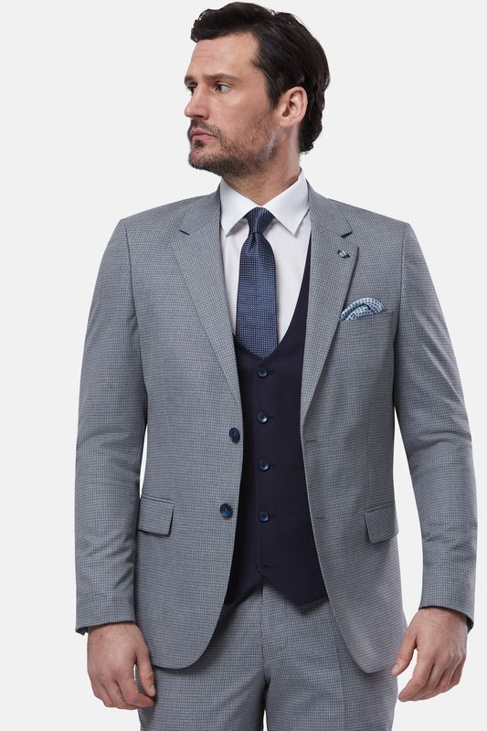 ZAGREB SUIT 3 PC SILVER