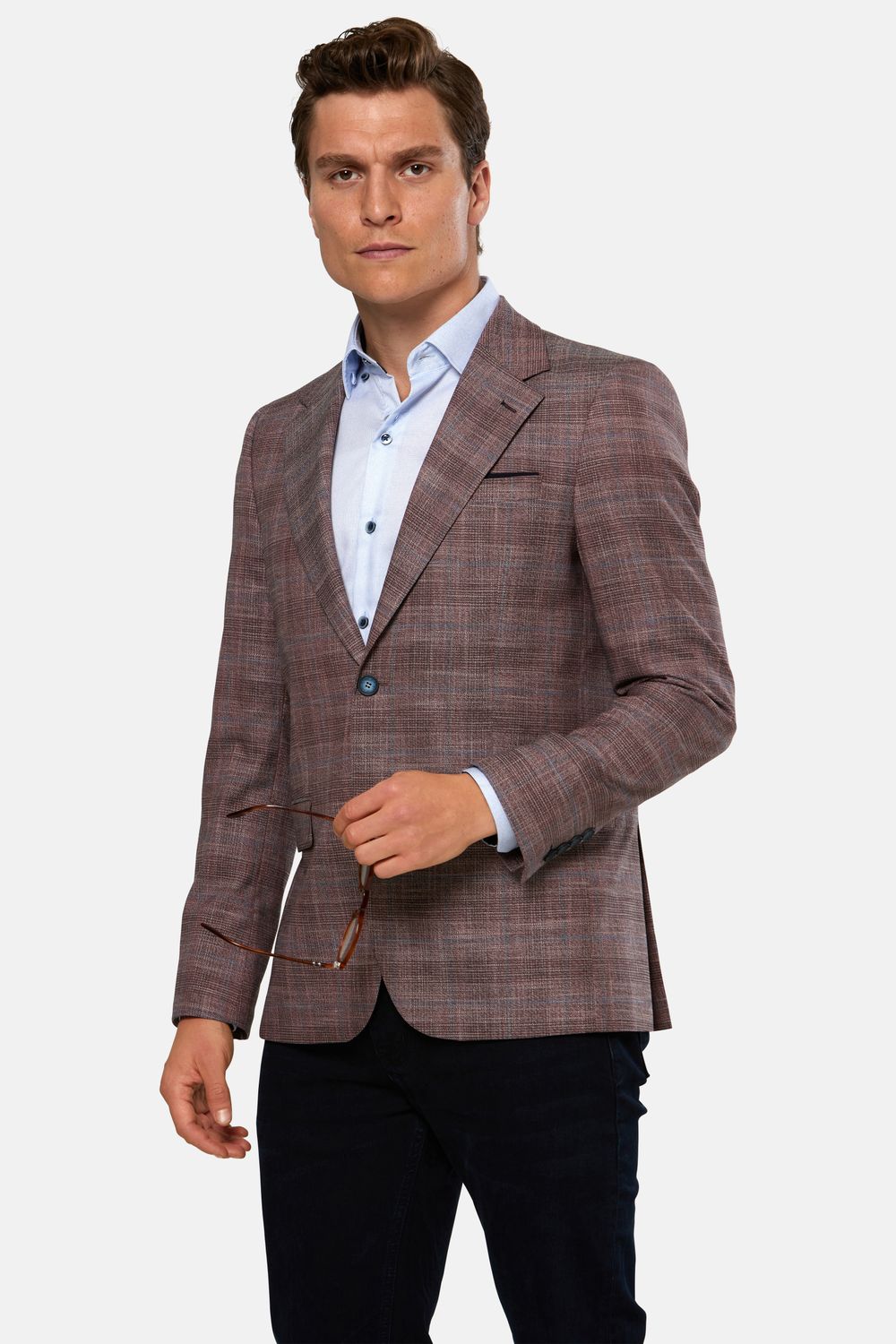MANGUSTA TAILORED FIT JACKET BERRY