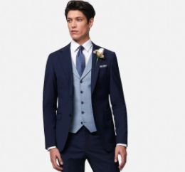 NAPOLI WAISTCOAT TAILORED FIT SMOKE