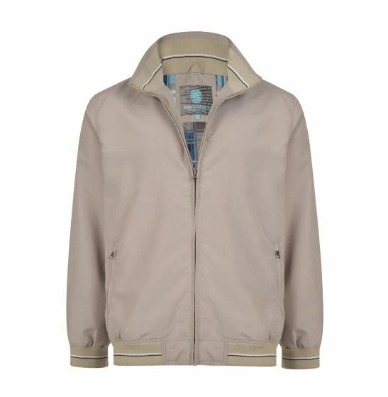 KAM ZIP THROUGH JACKET SAND 3XL