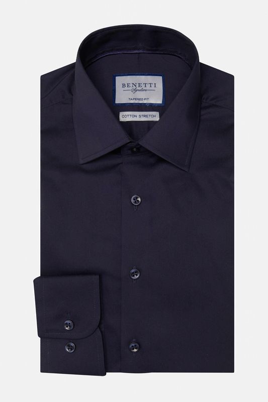 OSCAR FORMAL SHIRT TAILORED FIT NAVY