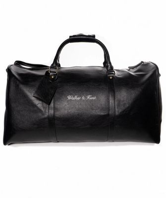 WALKER &amp; HUNT IVERAGH WEEKENDER BAG BLACK