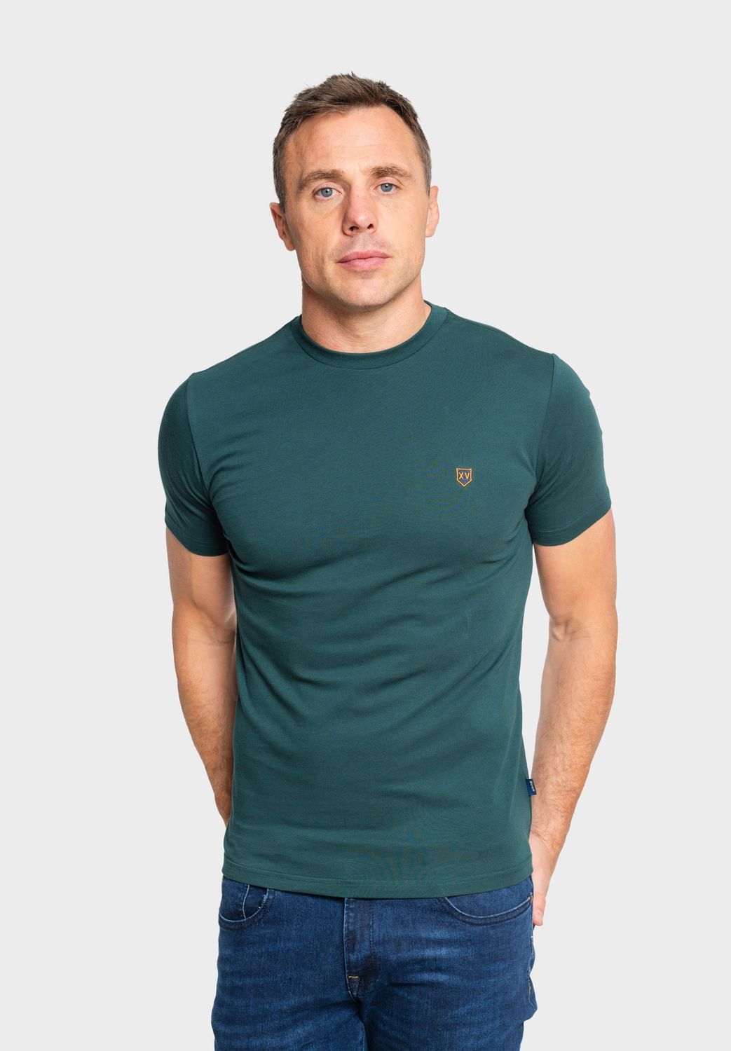 SABERGREEK PEACOCK TEE