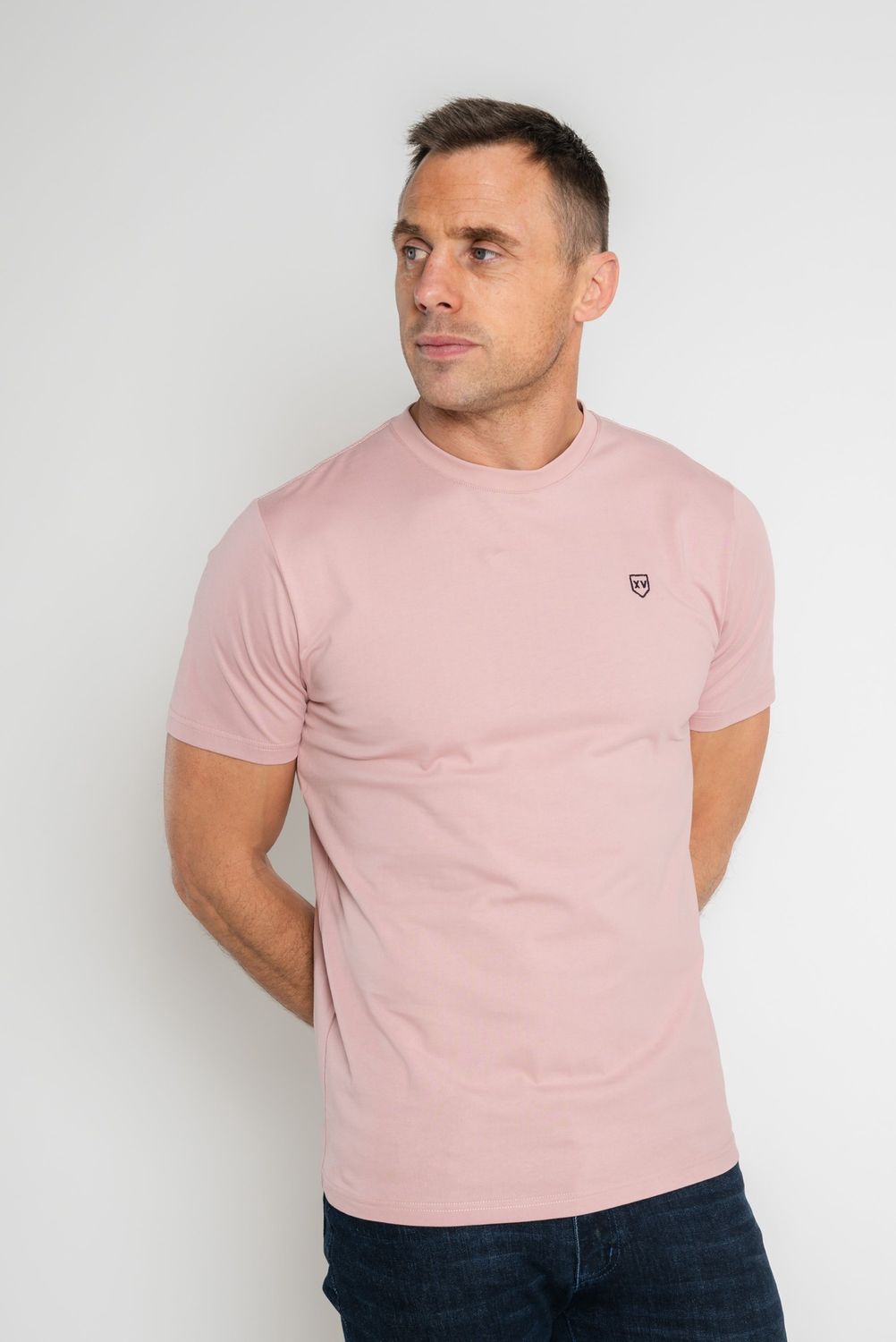 SEAHAWKS TEE MUTED ROSE