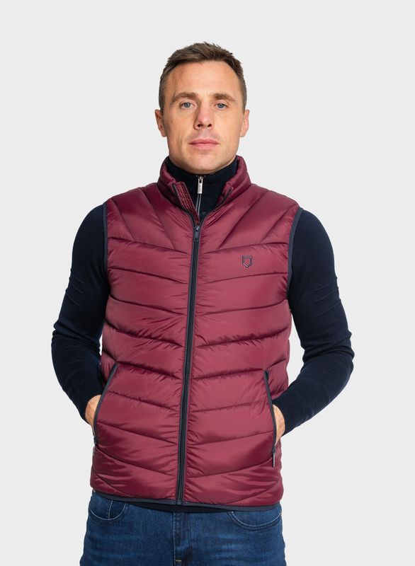 RODNEY GILET CRIMSON