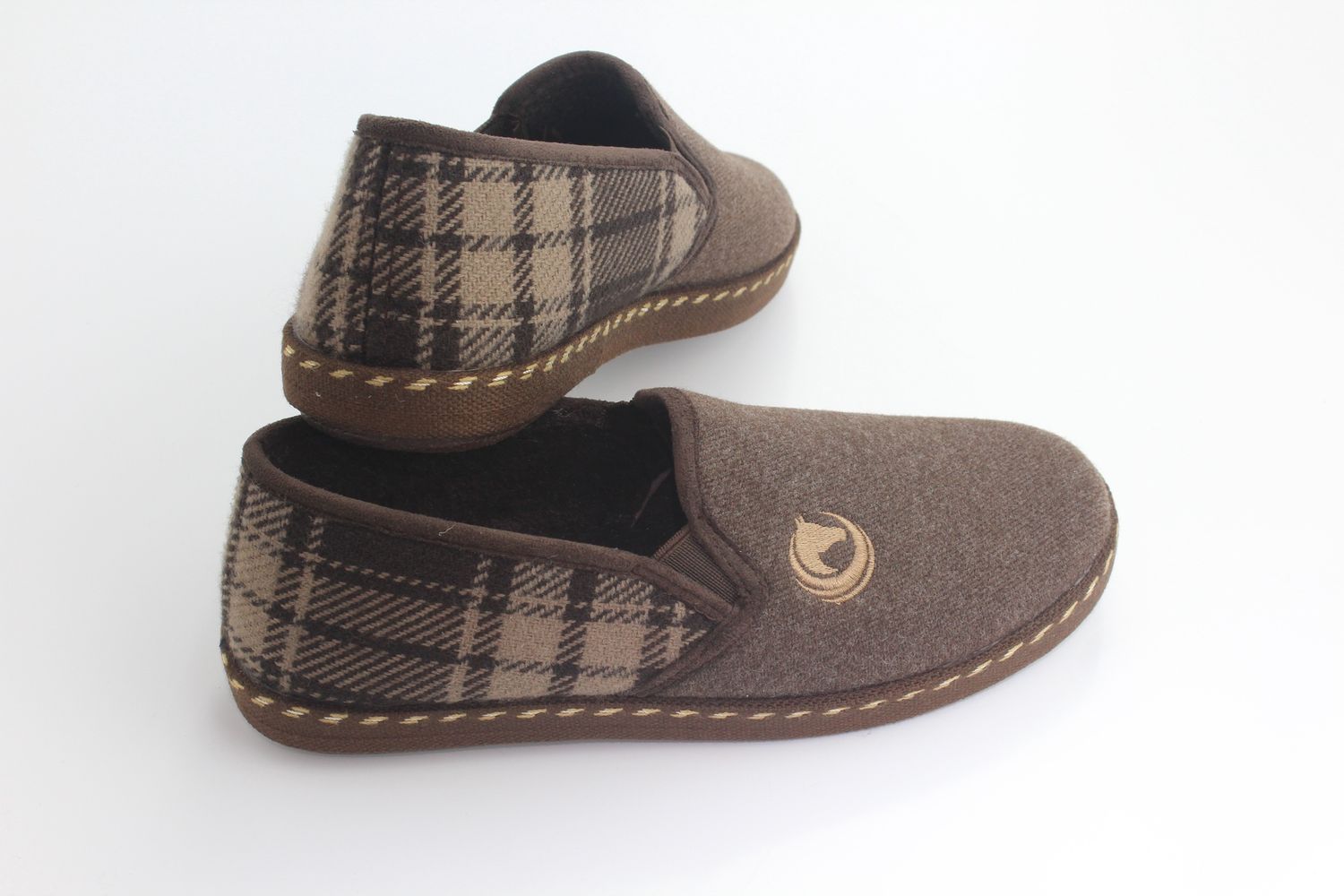 GENTS SLIPPERS 435025 BROWN