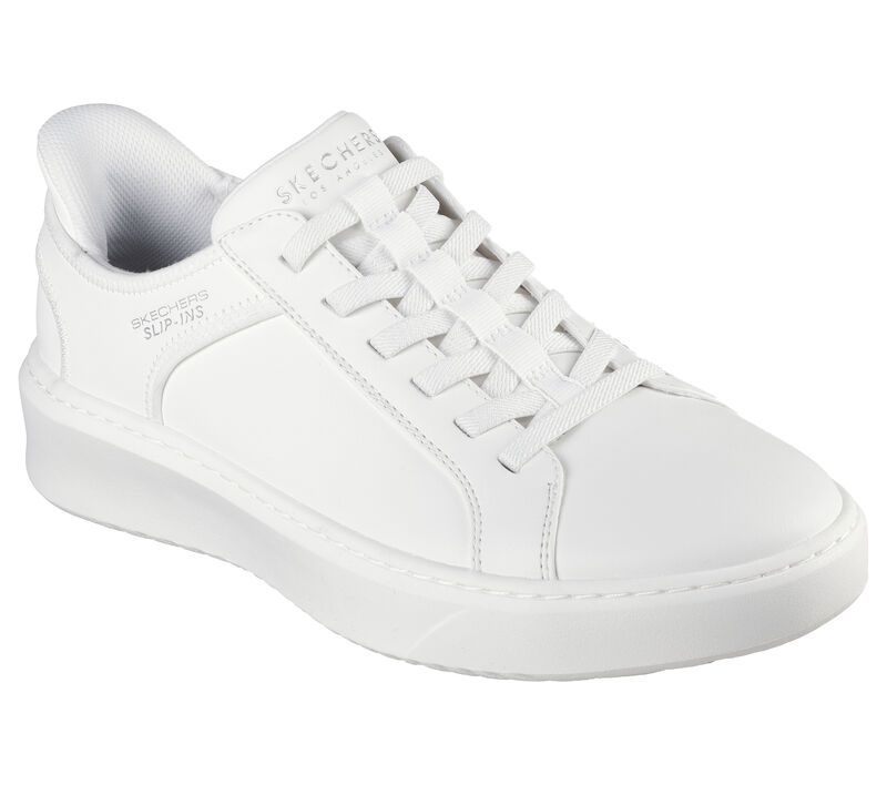 SKECHERS COURT BREAK DOUBLE VENTED SLIP INS WHITE