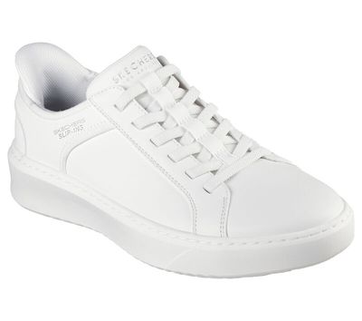 SKECHERS COURT BREAK DOUBLE VENTED SLIP INS WHITE