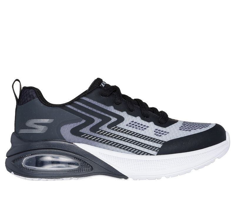 SKECHERS BOYS MICROSPEC MAX ADVANCE VADIENO BLACK/CHARCOAL