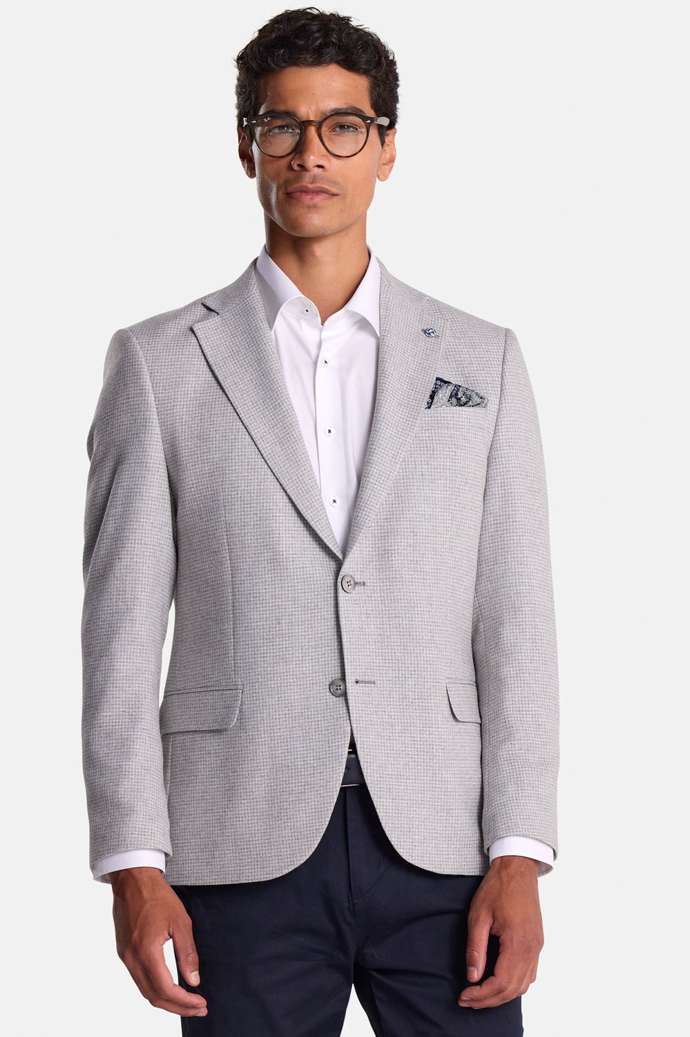 LOGAN SILVER JACKET LESTER FIT