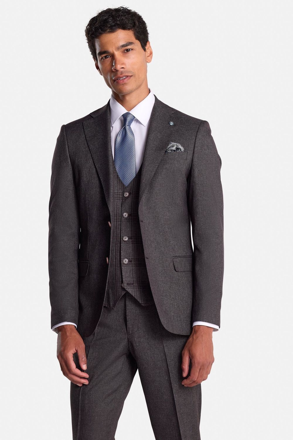 LUCAS (B) 3PC SUIT ADULT LESTER FIT GRAPE