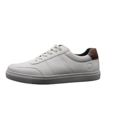 NTY 524 MENS SPORTY TIE SHOE WHITE/TAN
