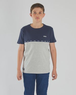 DKB 1008007 DIESEL KIDS HANLEY TEE NAVY