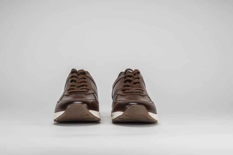 MAX LEATHER COMBINATION TRAINER TAN 21006