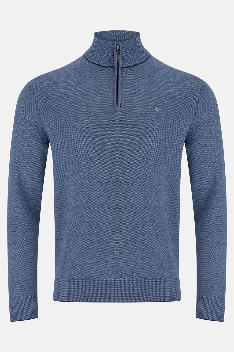 BENETTI 1/4 ZIP VERONA SMOKE