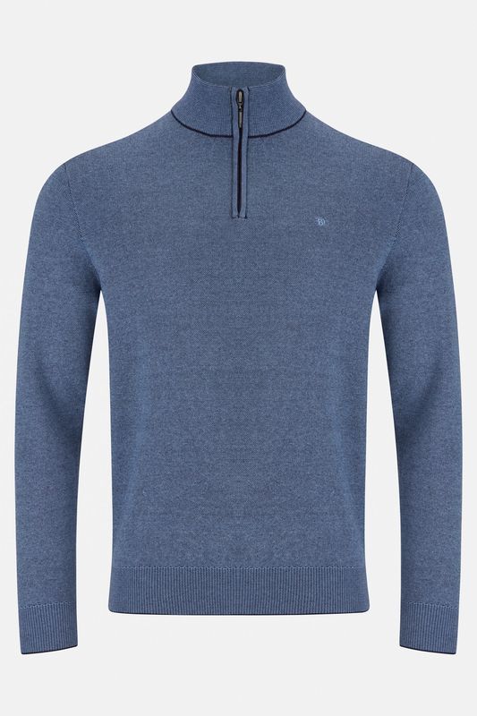 BENETTI 1/4 ZIP VERONA SMOKE