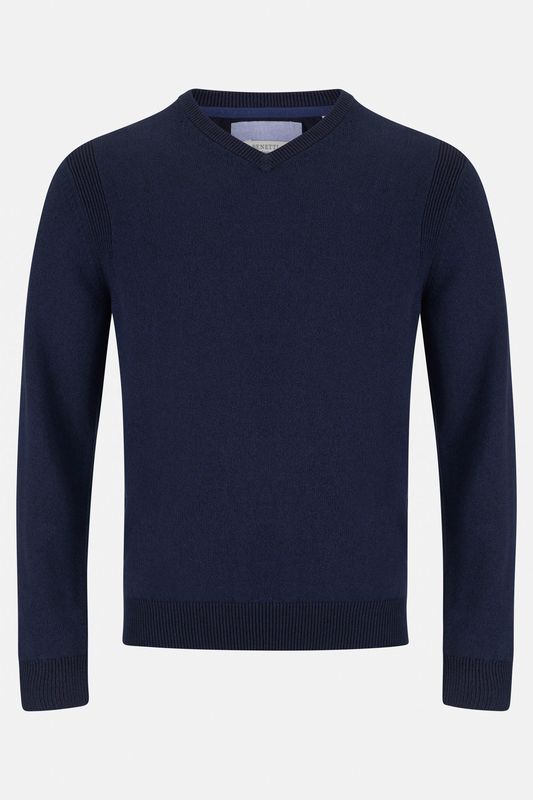BENETTI BROSNA V/NECK KNITWEAR INDIGO