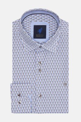 BENETTI STEPHEN CASUAL SHIRT MF COFFEE