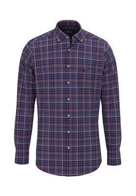 1414 8010 FYNCH HATTON SHIRT COL 303 RUBY RED