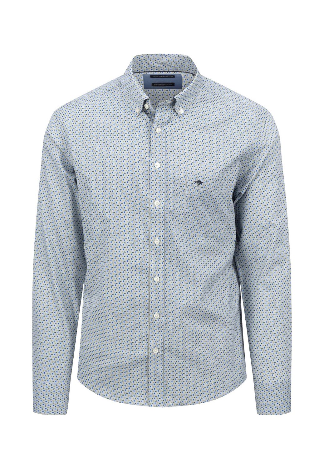 1414 5040 FYNCH HATTON SHIRT COL  622 VIBRANT BLUE