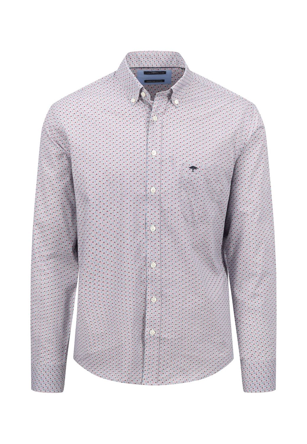 1414 5040 FYNCH HATTON SHIRT COL 303 RUBY RED