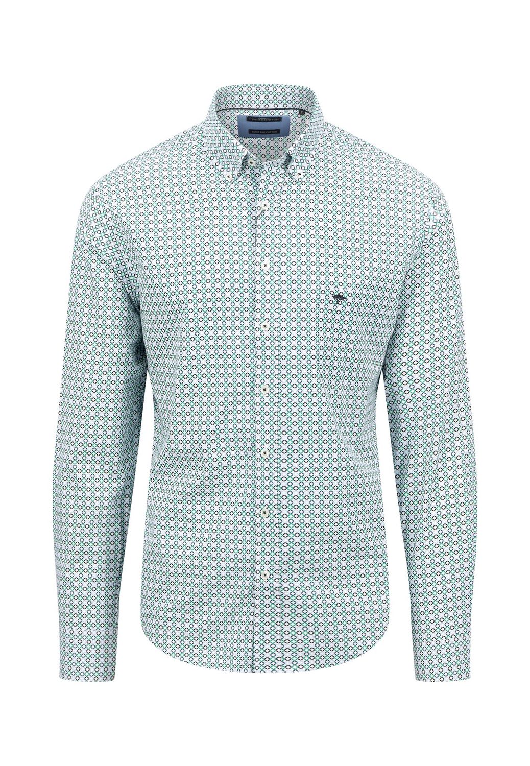 1414 5020 FYNCH HATTON SHIRT COL 721 GRASS GREEN