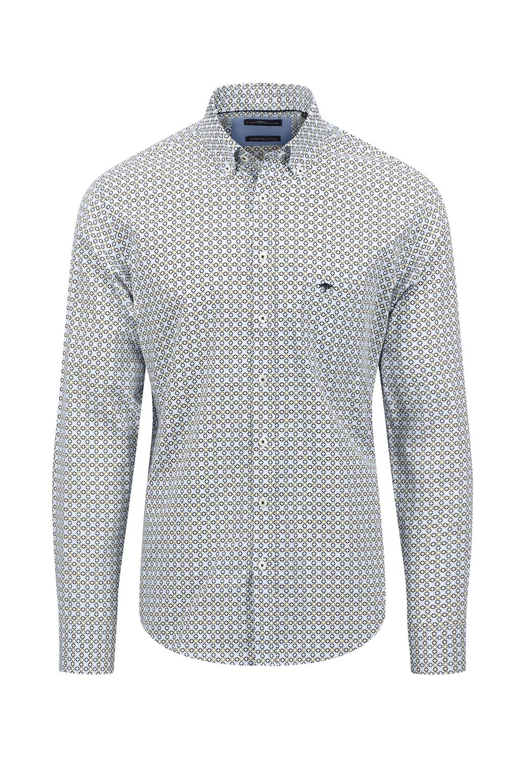 1414 5020 FYNCH HATTON SHIRT COL 718 LIGHT KHAKI