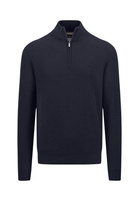 1414 222 FYNCH HATTON 1/4 ZIP COL  690 NAVY