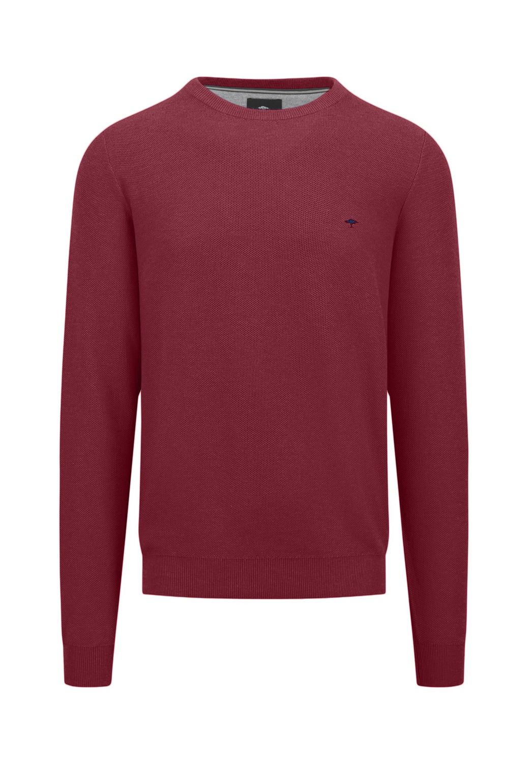 1414 220 FYNCH HATTON O NECK KNIT COL 303 RUBY RED