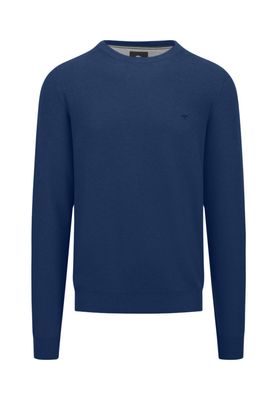 1414 220 FYNCH HATTON O NECK KNIT COL 680 NIGHT