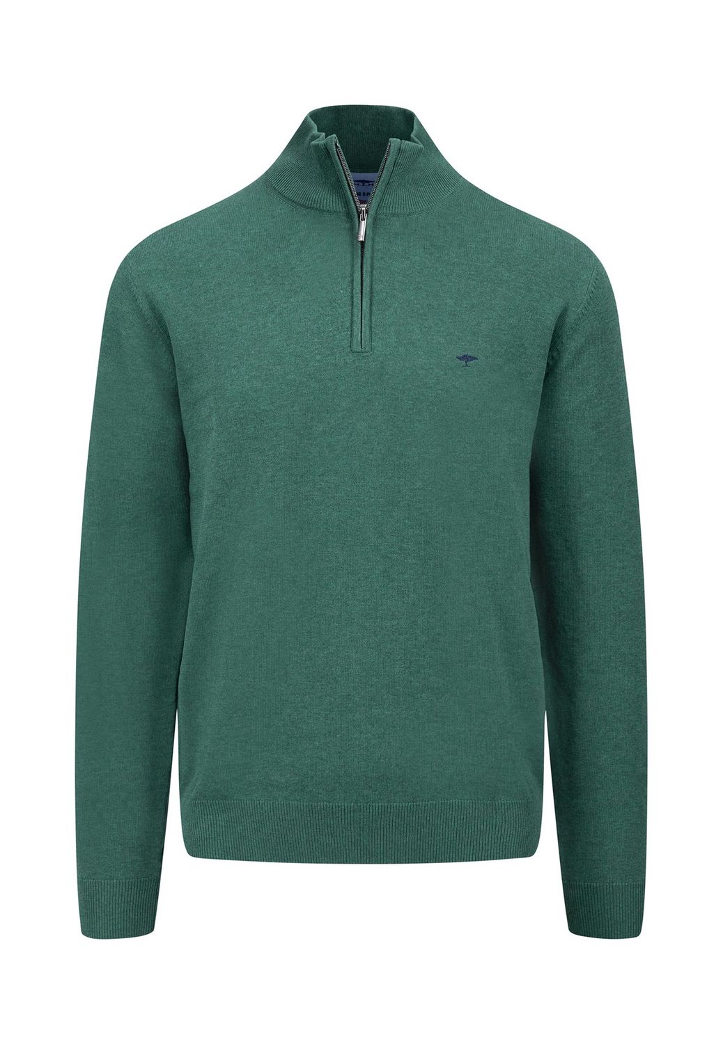 1414 215 FYNCH HATTON 1/4 ZIP COL 707 DARK EMERALD