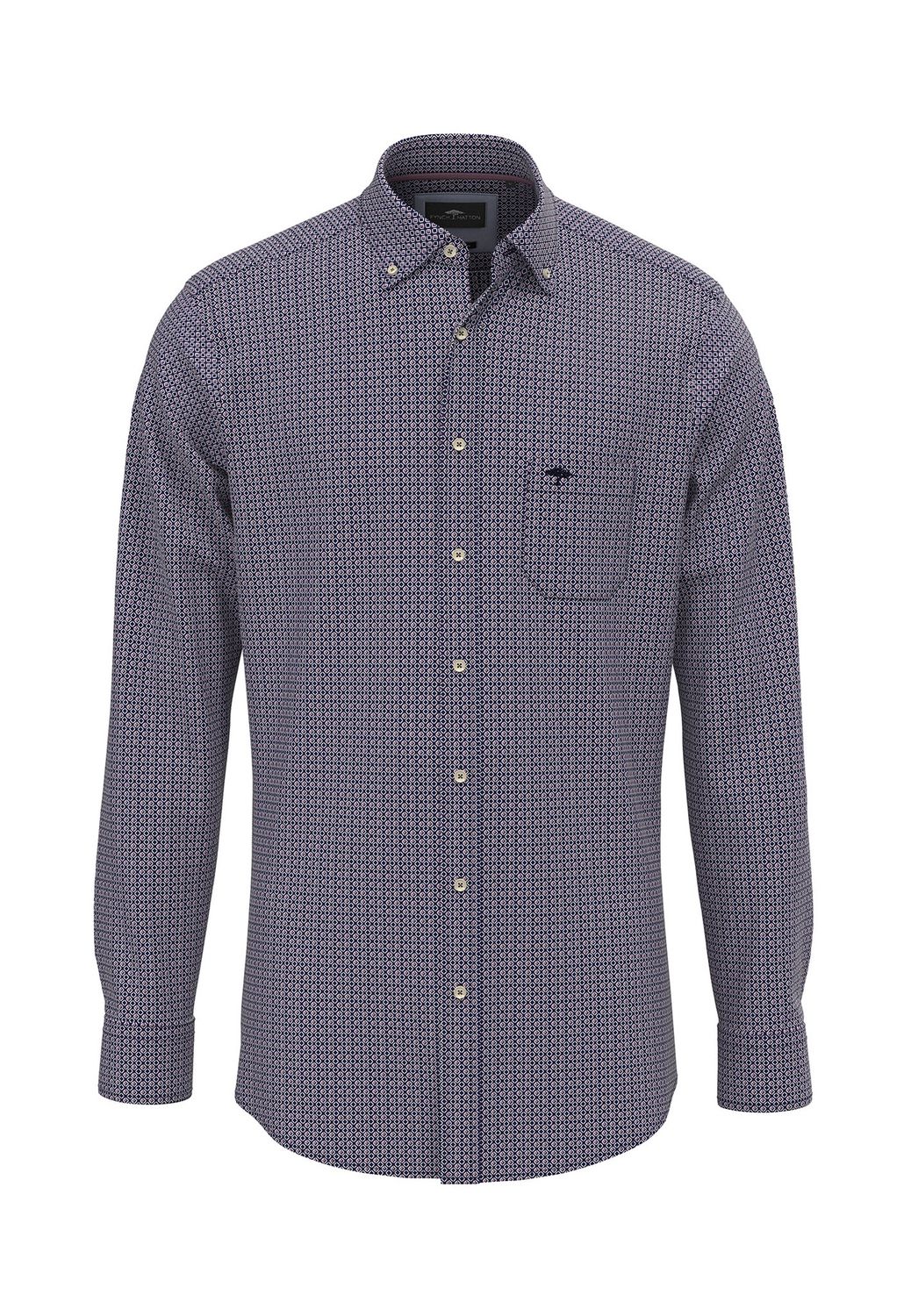 1409 8070 FYNCH HATTON SHIRT COL 685 NAVY