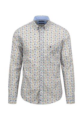 1409 5010 FYNCH HATTON SHIRT COL 718 LIGHT KHAKI