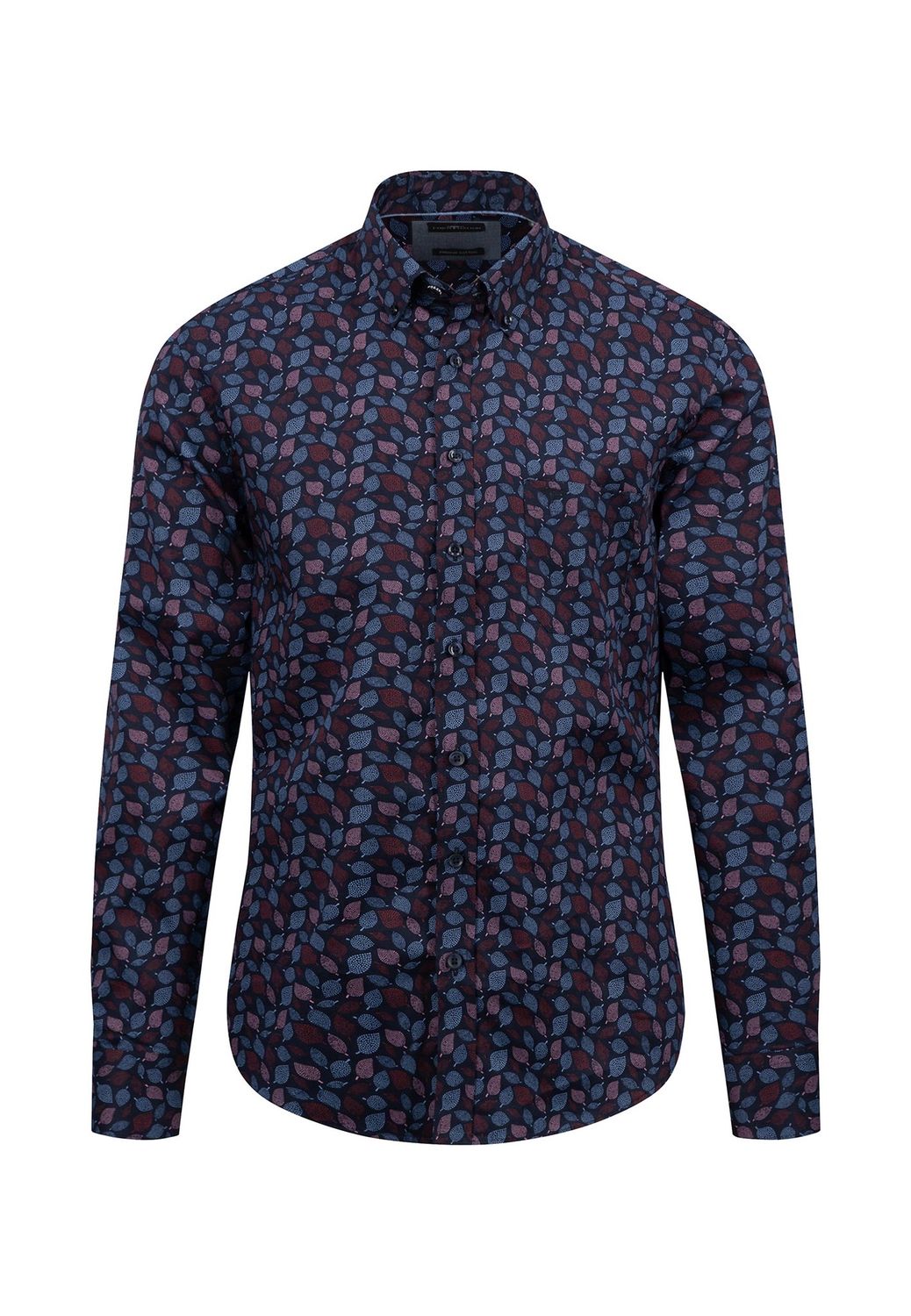 1409 5020 FYNCH HATTON SHIRT COL 685 NAVY