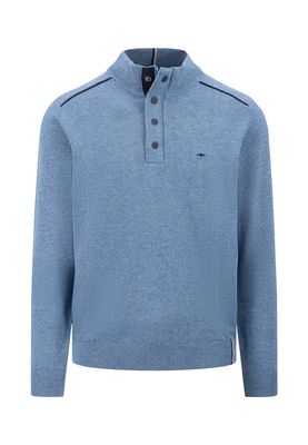 1409 617 FYNCH HATTON 1/4 ZIP COL 625 CLOUD BLUE