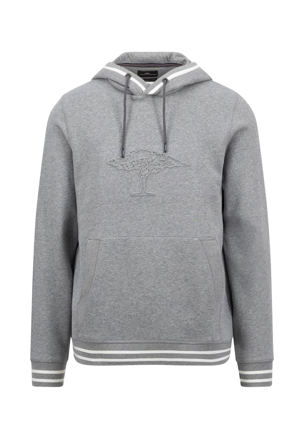 1409 1726 FYNCH HATTON HOODIE COL 910 MEDIUM GREY