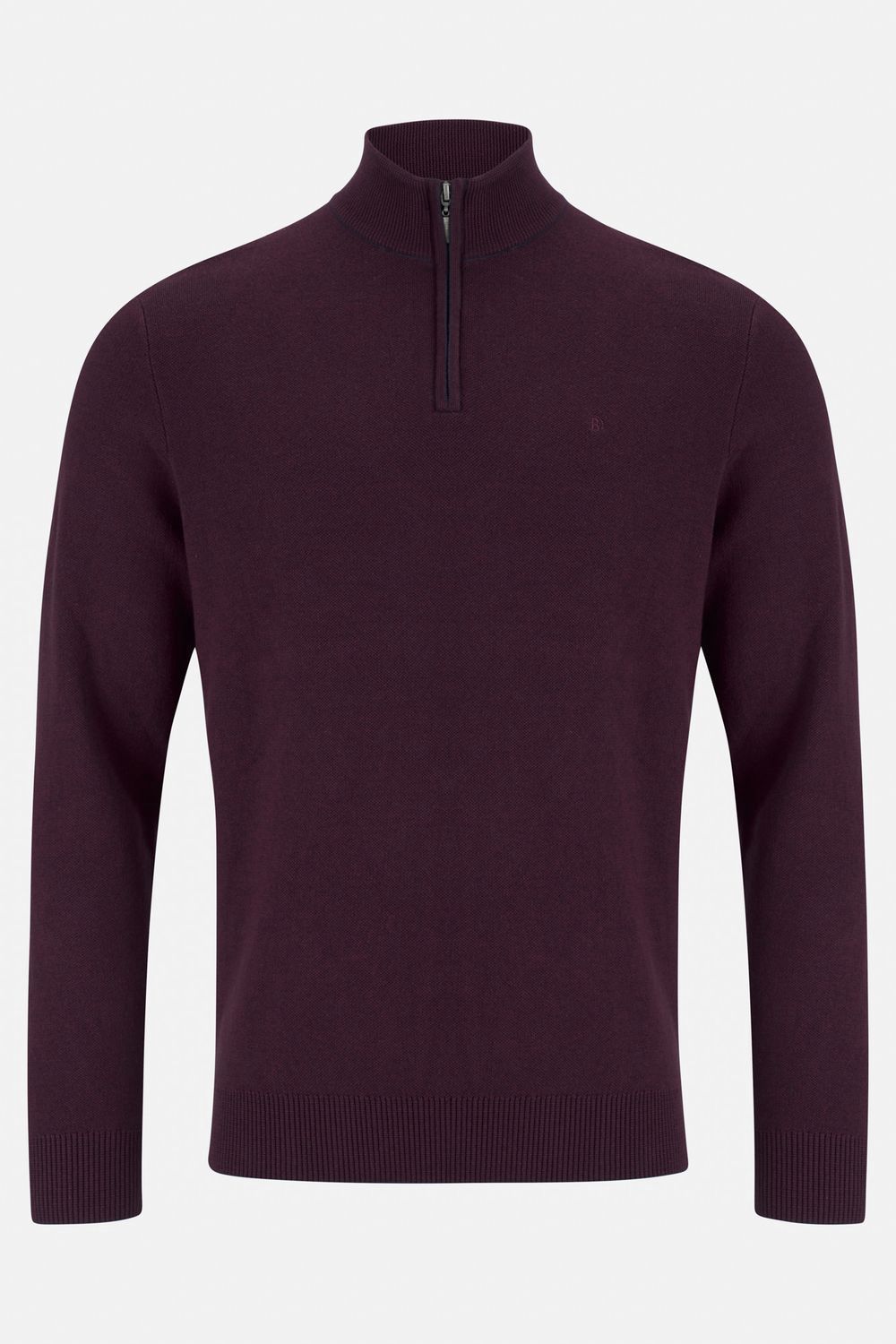 BENETTI 1/4 ZIP VERONA BORDO