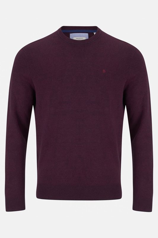 BENETTI CARSON C/NECK KNITWEAR PLUM