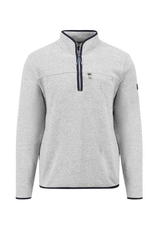 1410 4012 FYNCH HATTON TROYER FLEECE COL 971 LIGHT GREY