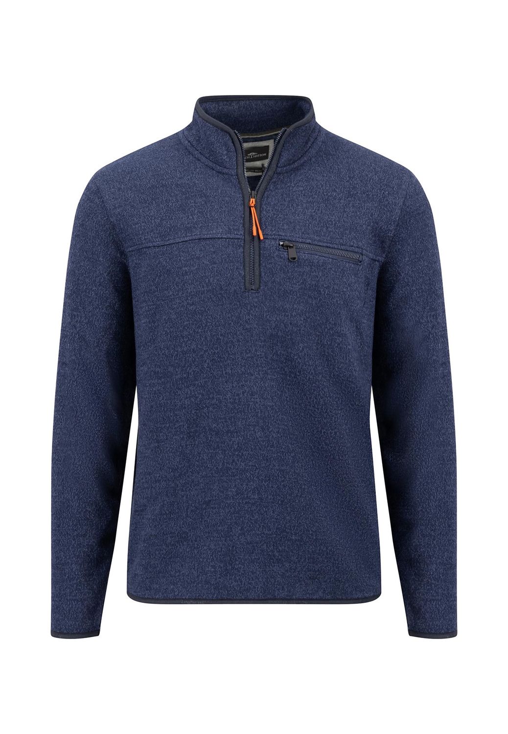 1410 4012 FYNCH HATTON TROYER FLEECE COL 690  NAVY