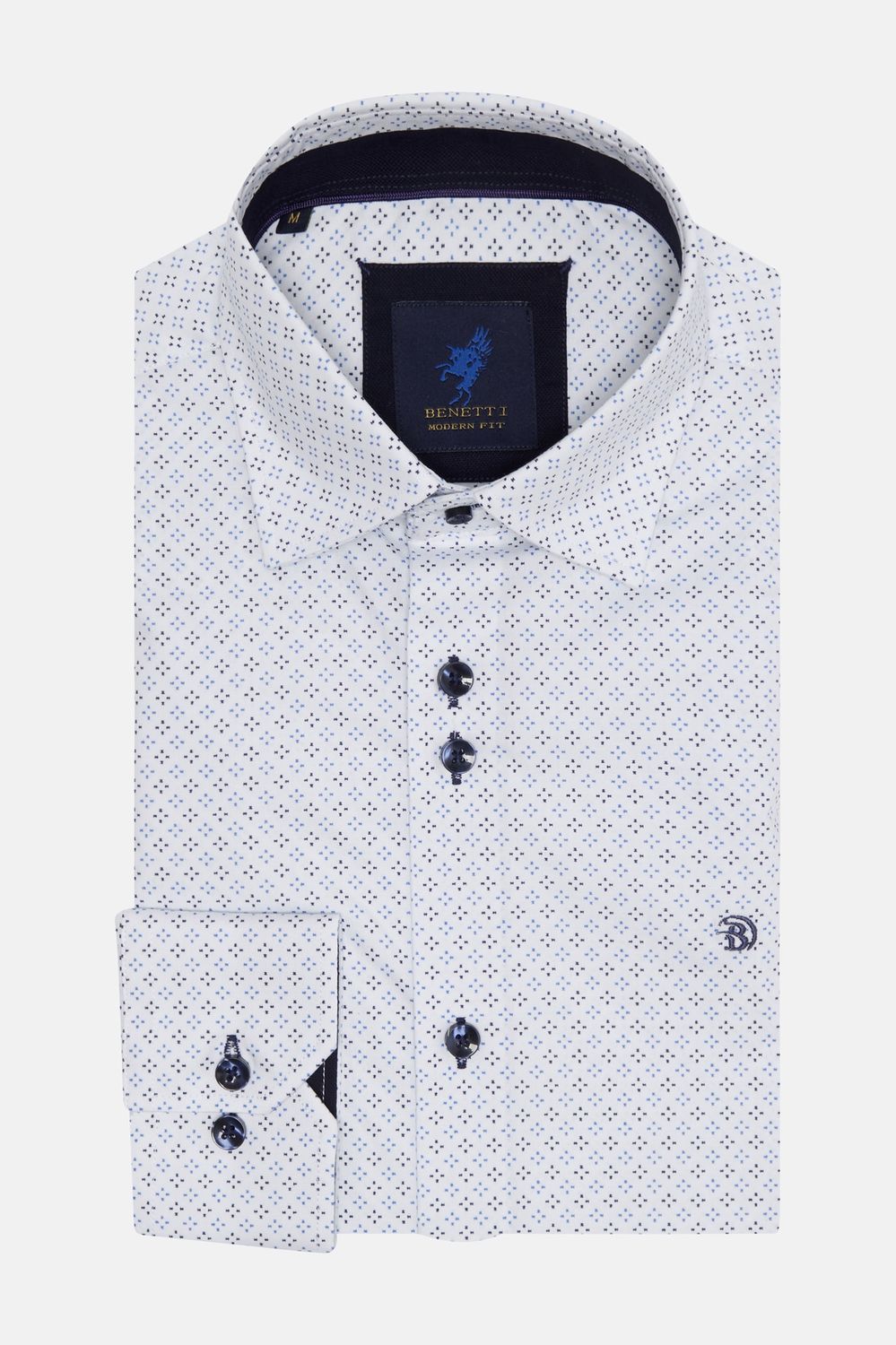 BENETTI ROVER CASUAL SHIRT NAVY