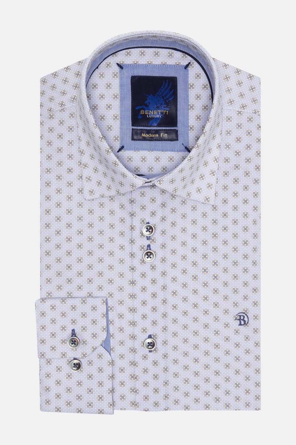 BENETTI BENTLEY CASUAL SHIRT STONE
