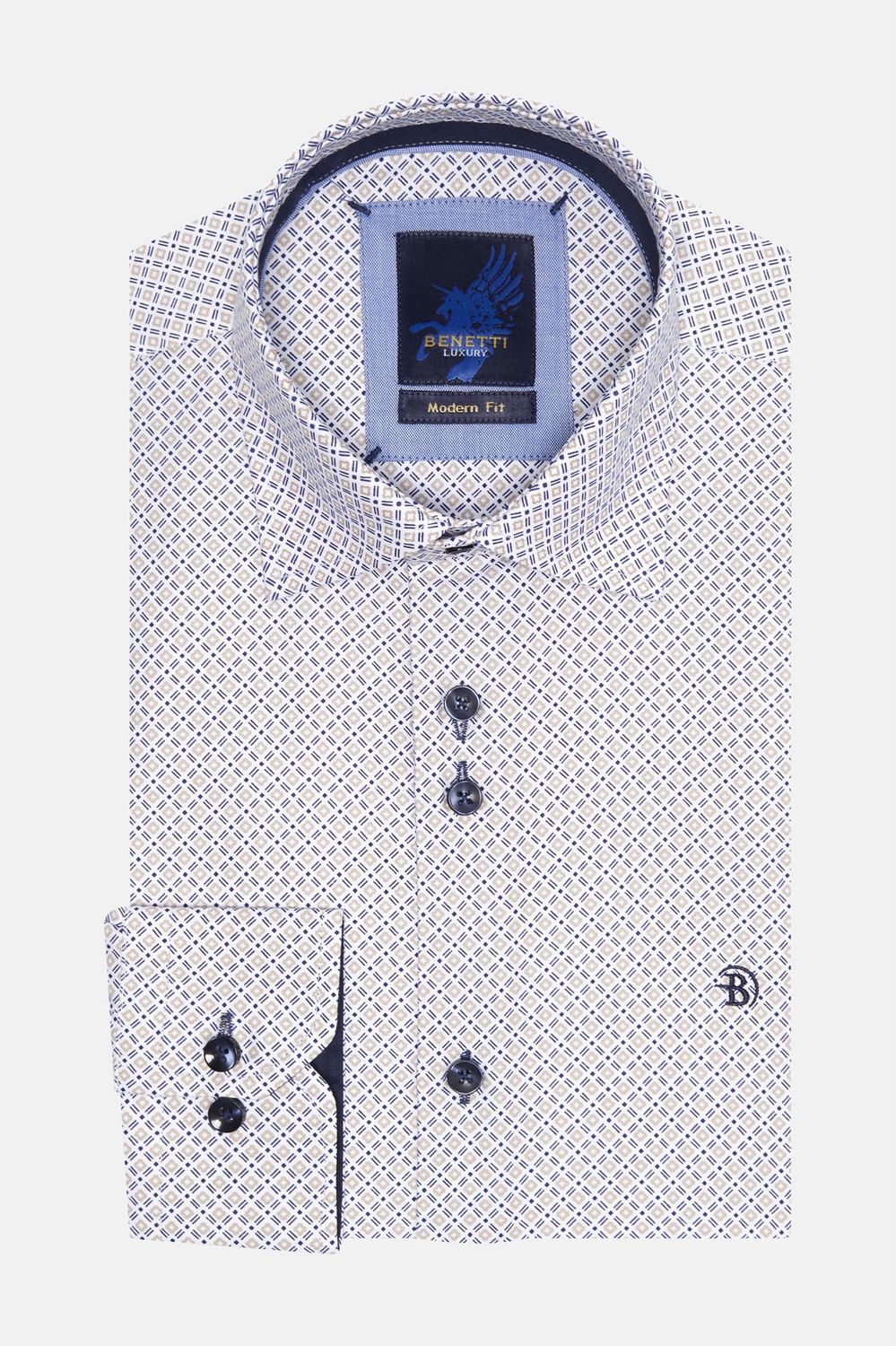 BENETTI PORSCHE CASUAL SHIRT STONE