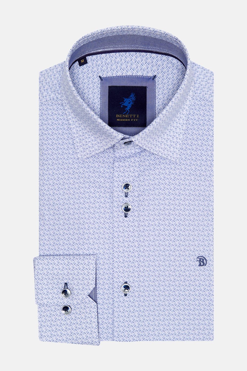 BENETTI MUSTANG CASUAL SHIRT SKY