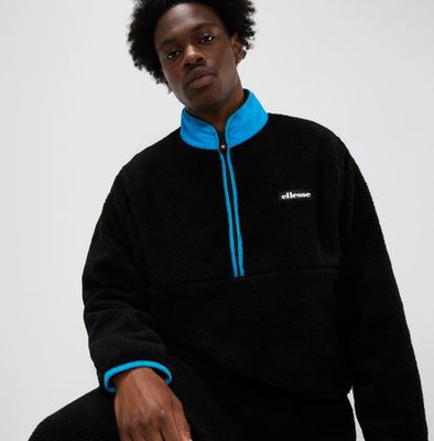 ELLESSE MARACUTA 1/4ZIP JACKET BLACK SHX20973